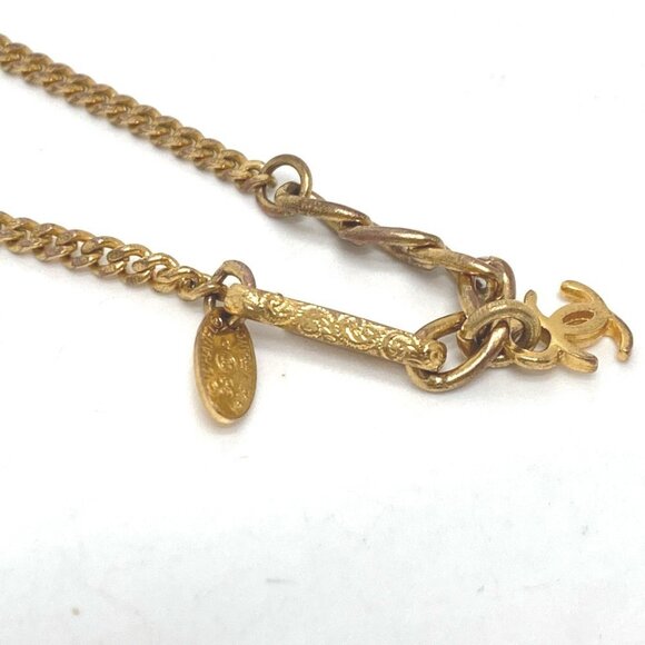 CHANEL Gold Logo Charm Bracelet - Picture 5 of 8